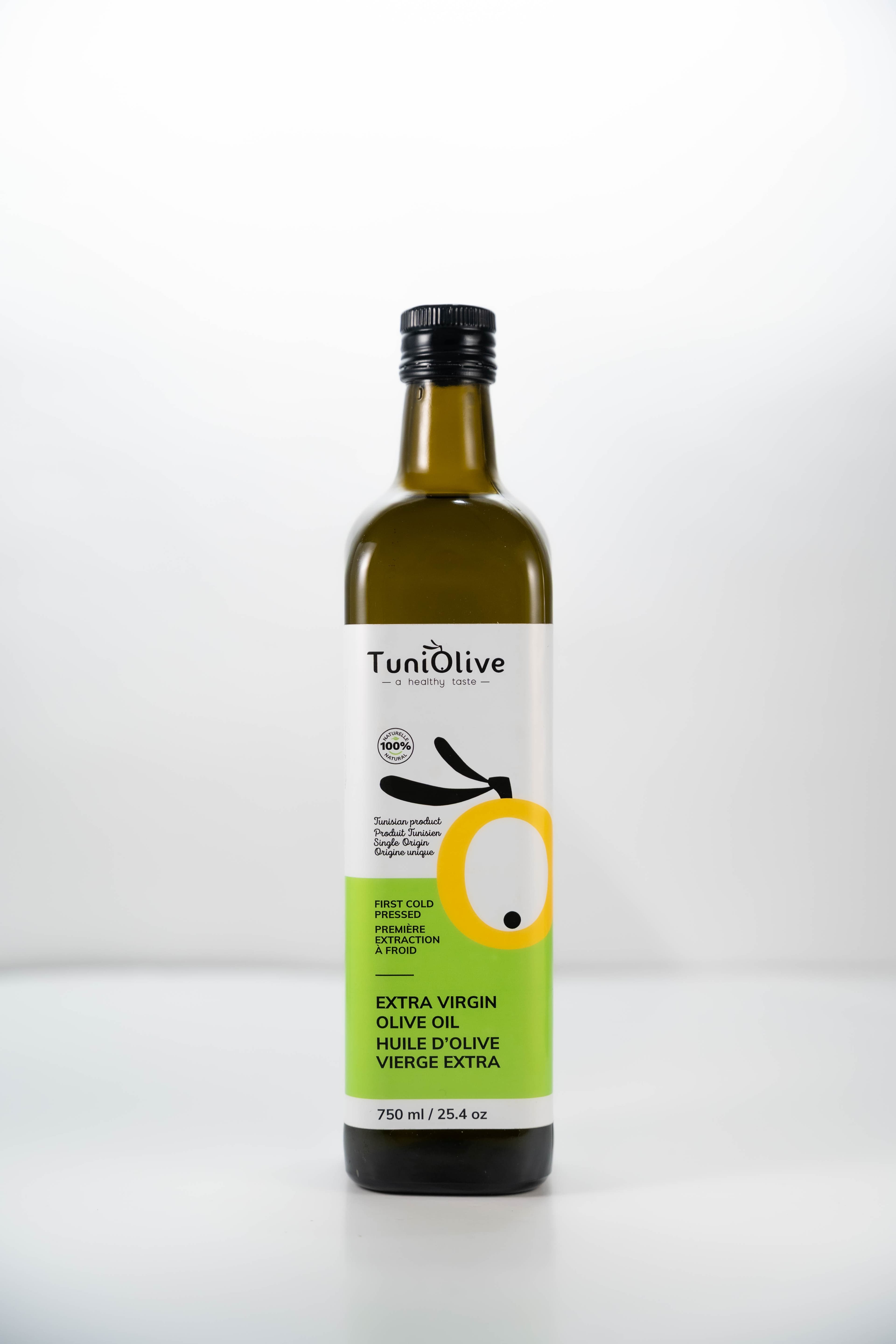 TuniOlive Extra Virgin Olive Oil – 750 mL Bottle