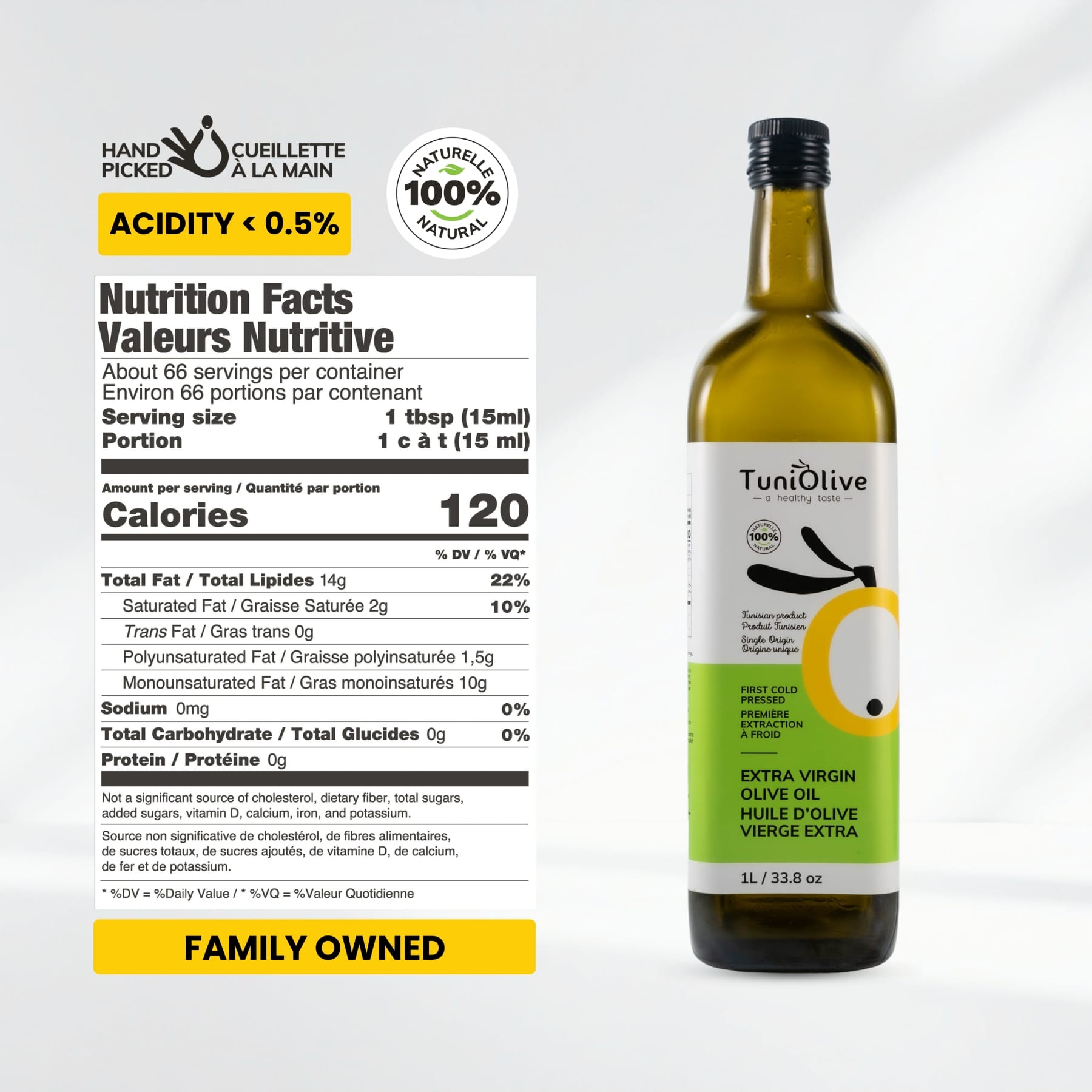 TuniOlive Extra Virgin Olive Oil – 1 L Bottle 4