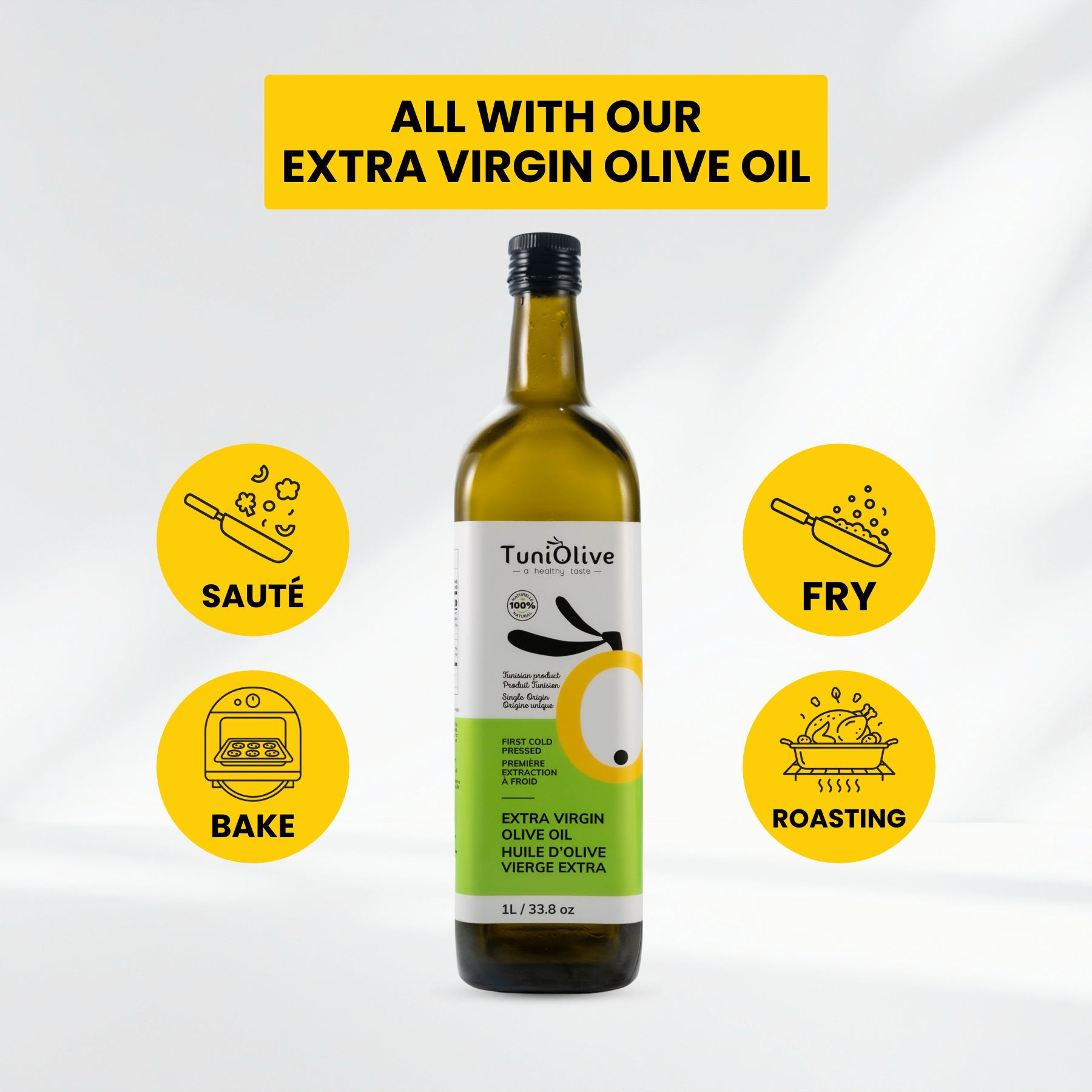 TuniOlive Extra Virgin Olive Oil – 1 L Bottle 5